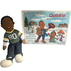 Quickie Goes to the Big Game Book and Plush Set
